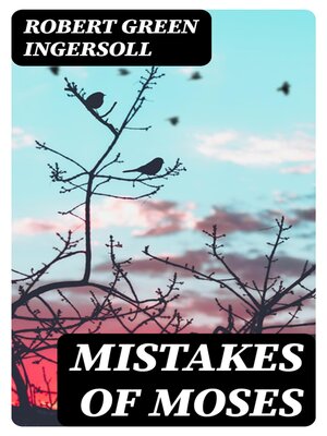 cover image of Mistakes of Moses
